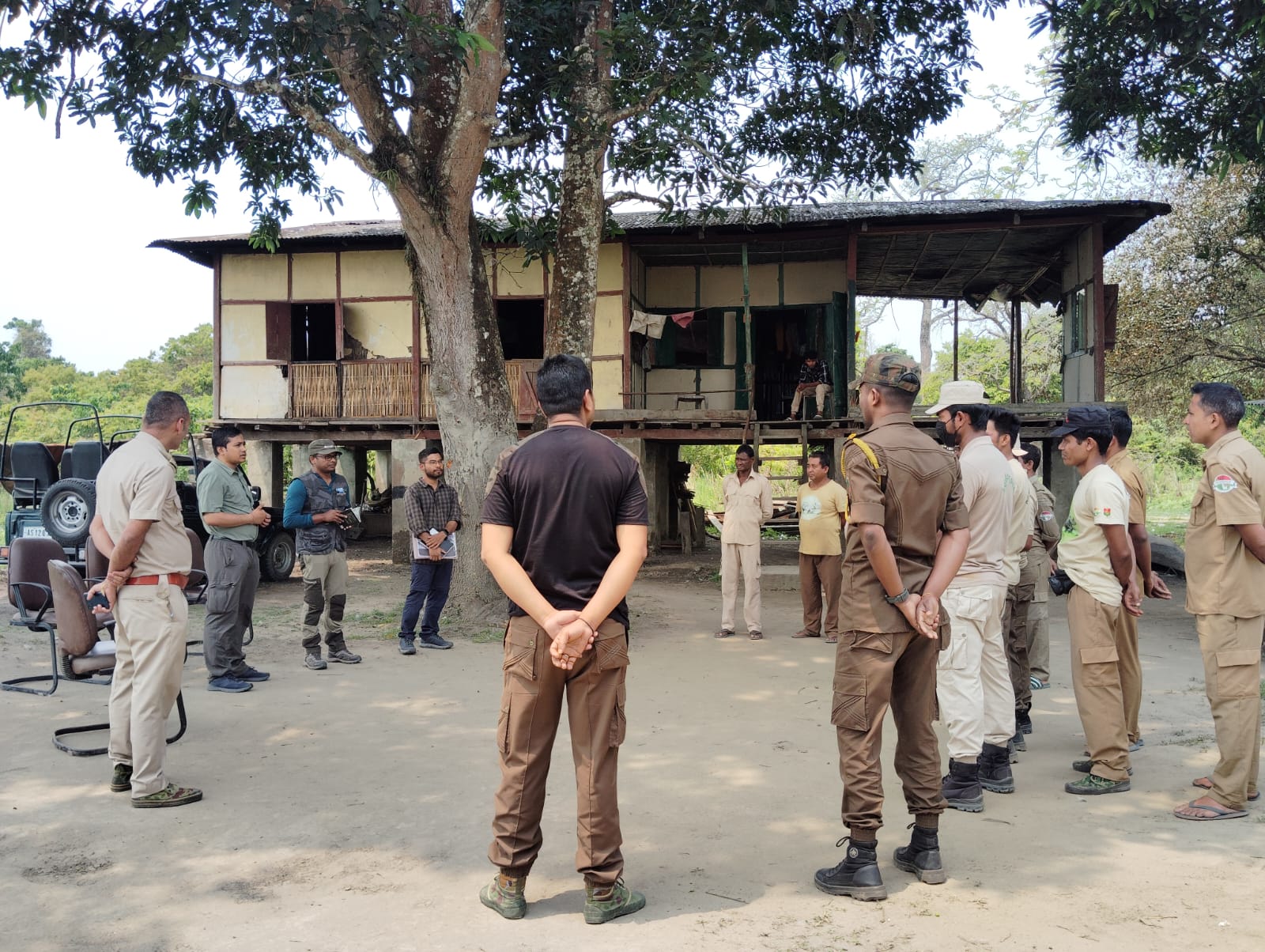 Staff orientation for Assam roofed turtle